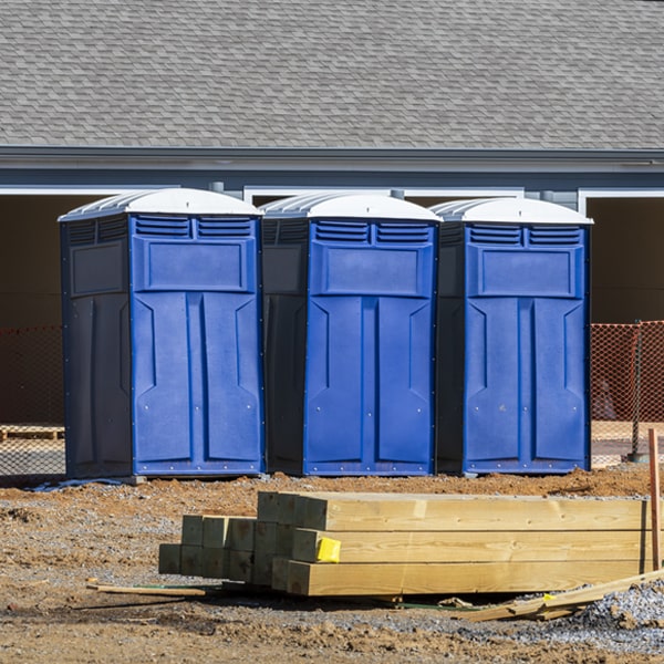 are there any restrictions on what items can be disposed of in the portable toilets in Enfield